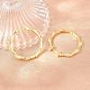 Brass Micro Pave Cubic Zirconia Hoop Earrings EJEW-P346-07G-01-3
