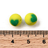 Handmade Polymer Clay Beads CLAY-I011-01B-10-3