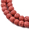 Dyed Synthetic Lava Rock Beads Strands GG-CBAAE19-06A-04-4