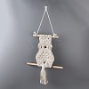 Cotton Cord Macrame Woven Wall Hanging HJEW-C010-18-3
