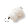 Natural Conch Shell Pendants PALLOY-JF02808-01-5