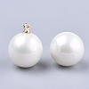 Eco-Friendly ABS Plastic Imitation Pearl Beads X-MACR-S367-C-07-3