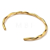 Ion Plating(IP) 304 Stainless Steel Cuff Bangles X-BJEW-H323-01G-2