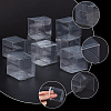 40Pcs Square PET Clear Party Favor Gift Box DIY-BC0006-41A-5