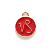 Alloy Enamel Pendants ENAM-S124-01B-07E-2