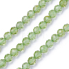 Natural Peridot Beads Strands G-F619-06-2mm-1