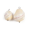 Natural Shell Nuggets Pendants X1-STAS-D378-30P-1