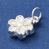 925 Sterling Silver Flower Charms STER-K180-05S-2