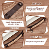 4 Sets 4 Colors PU Leather Shoulder Strap Pads PURS-BBC0001-10-4