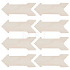 4Pcs Unfinished Wooden Home Display Decorations WOOD-WH0050-075-1