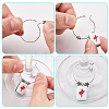 110Pcs 2 Styles Resin Pendants RESI-BM0001-16-3