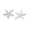 Alloy & Crystal Rhinestone Pendants PALLOY-T095-01P-2