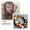 Craftdady 400Pcs 4 Style Natural Wooden Beads WOOD-CD0001-14-9