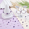 330Pcs 6 Colors Baking Paint Pearlized Glass Pearl Bead Strands HY-PA0001-05-4