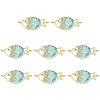10Pcs Alloy Enamel Fish Links Connectors ENAM-YW0005-86C-1