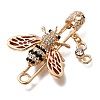 Zinc Alloy Enamel Rhinstone Brooches JEWB-V001-03C-02-2