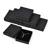 6Pcs Square Cardboard Necklace Box CBOX-YW0001-05A-1