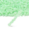 DIY Craft Beads 6/0 Ceylon Round Glass Seed Beads X-SEED-A011-4mm-144-3