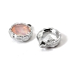UV Plating Alloy Glass Pendants FIND-K032-44P-2