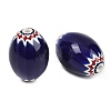 Handmade Millefiori Glass Beads LAMP-Z021-03-2