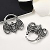 Bat 316 Surgical Stainless Steel Hoop Earrings X-EJEW-G416-31AS-3