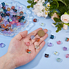 120Pcs 2 Styles Glass Beads GLAA-DC0001-57-3