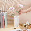 Flower Cotton with Iron Knitted Costume Ornament Accessories DIY-WH0570-07A-01-3