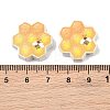 Printed Schima Wood Beads WD-CBA91F0-06-3