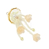 Glass Seed Beaded Jellyfish Big Pendants X-PALLOY-MZ01166-01-3