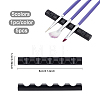 5Pcs 5 Cololrs 5 Grids Plastic Nail Art Brush Pen Holder Stand MRMJ-FG0001-10-2