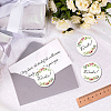 Waterproof PVC Wedding Round Stickers AJEW-WH0343-003-5