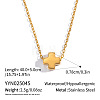 Minimalist 304 Stainless Steel Pendant Cable Chain Necklaces for Women BI0431-2-2