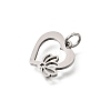 304 Stainless Steel Charms SA-CBA4CE0-17P-2