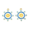 Alloy Enamel Pendants FIND-E057-01A-1