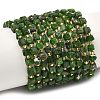 Natural Green Diopside Beads Strands G-P617-A01-01-2