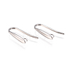 304 Stainless Steel Earring Hooks STAS-F227-23-P-1