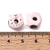 Alloy Enamel European Beads MPDL-F020-11B-P02-3