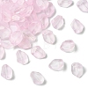 50Pcs Transparent Spray Paint Glass Beads GLAA-YW0004-50H-1
