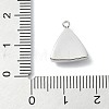 304 Stainless Steel Rhinestone Pendants STAS-L022-447P-3