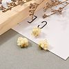 Dyed Synthetic Coral Pendants PALLOY-JF00558-02-3