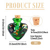 Handmade Lampwork Perfume Bottle Pendants LAMP-TADJ0001-06B-3