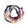 Chakra Theme Natural Amethyst & Topaz Jade & Red Agate & Quartz Crystal & Strawberry Quartz & Lapis Lazuli & Green Aventurine Beads Strands G-N344-07-2