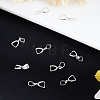 10Pcs 925 Sterling Silver Ice Pick Pinch Bails STER-BBC0001-29A-4