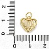 Brass Rhinestone Pendants KK-V002-03G-3