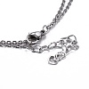 Non-Tarnish 304 Stainless Steel Tiered Necklaces NJEW-JN02350-02-4