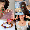  36Pcs 12 Colors Handmade Glass Woven Beads WOVE-TA0001-08-16
