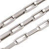201 Stainless Steel Paperclip Chains CHS-H118-20P-1