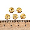 Brass Rhinestone Spacer Beads RB-A014-Z8mm-23G-2