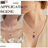 12Pcs 3 Colors Waxed Polyester Cord Macrame Pouch Pendant Slider Necklace Making NJEW-GO0001-24-5