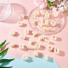 50Pcs 5 Styles UV Plating Opaque Acrylic Beads PACR-TA0001-31A-6